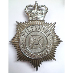 Wiltshire Constabulary Helmet Plate - British Police Insignia