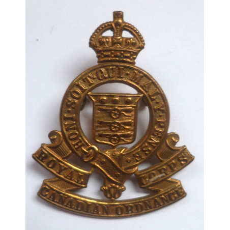 Royal Canadian Ordnance Corps Cap Badge - British Army Military Insignia