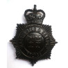 Manchester & Salford Police Night Duty Constabulary Helmet Plate - British Police Insignia