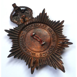 Scarce British Transport Commission London Transport Officers Police Helmet Plate - British Police Insignia