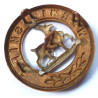 The Warwickshire Regiment Helmet Plate Centre - British Military Insignia