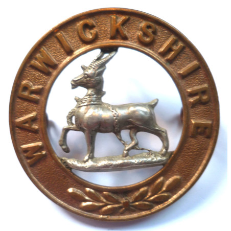 The Warwickshire Regiment Helmet Plate Centre- British Military Insignia