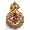 City of London Police Cap Badge GVI - British Police Insignia