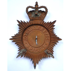 Wolverhampton Police Night Duty Helmet Plate - British Police Insignia