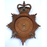 Wolverhampton Police Night Duty Helmet Plate - British Police Insignia