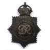 Metropolitan Police Night Duty Helmet Plate - British Police Insignia
