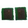 Pair North Midland District Formation Cloth Sign - British Army Insignia