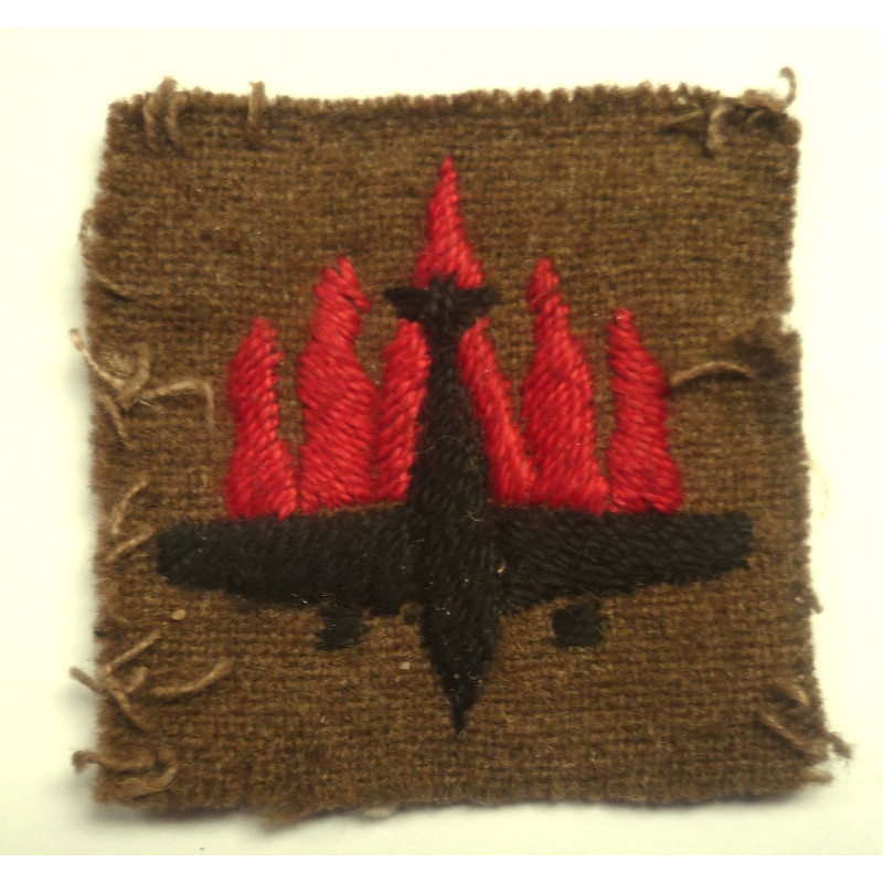 WW2 5th Anti-Aircraft Division Formation Cloth Sign