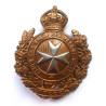 Kings Own Malta Regiment Of Militia Cap Badge - British Military Insignia