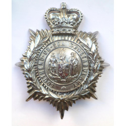 Southend-On-Sea Constabulary Helmet Plate - British Police Insignia