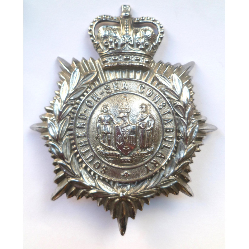 Southend-On-Sea Constabulary Helmet Plate - British Police Insignia