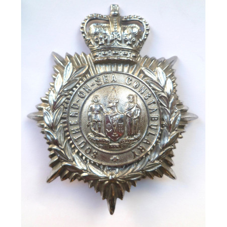 Southend-On-Sea Constabulary Helmet Plate - British Police Insignia