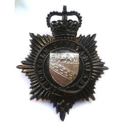 Norfolk Constabulary Night Duty Helmet Plate - British Police Insignia