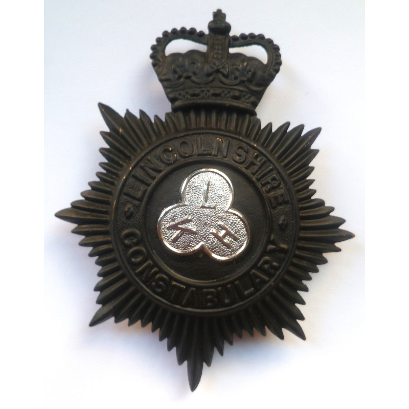 Lincolnshire Constabulary Night Duty Helmet Plate