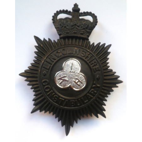 Lincolnshire Constabulary Night Duty Helmet Plate