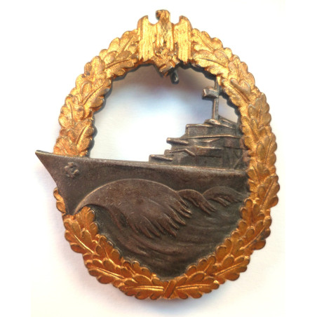 WW2 Kriegsmarine Destroyer War Badge by Schwerin, Berlin - Third Reich