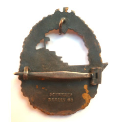 WW2 Kriegsmarine Destroyer War Badge by Schwerin, Berlin - Third Reich
