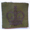 Rifle Brigade Queens Crown Sleeve Badge