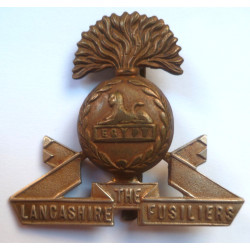 WW2 The Lancashire Fusiliers Cap Badge - British Military Insignia
