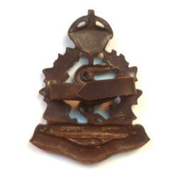 Royal Canadian Medical Corps Officers Bronze Cap Badge - British Military Insignia