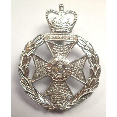 The Royal Green Jackets Staybrite Cap Badge - British Military Insignia