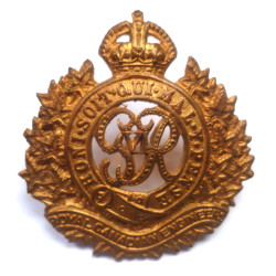 WW2 Royal Canadian Engineers Cap Badge - British Military Insignia