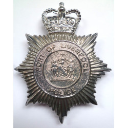 Port Of Liverpool Police Helmet Plate - British Police Insignia