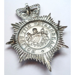 Manchester City Police Helmet Plate - British Police Insignia