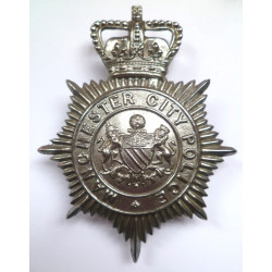 Manchester City Police Helmet Plate - British Police Insignia