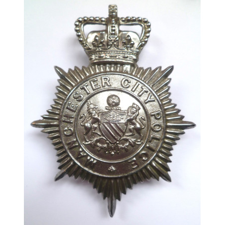 Manchester City Police Helmet Plate - British Police Insignia