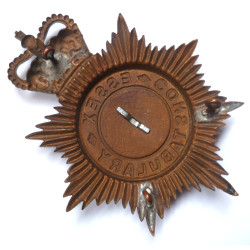 Essex Constabulary Night Duty Helmet Plate - British Police Insignia