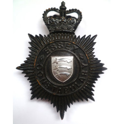 Essex Constabulary Night Duty Helmet Plate - British Police Insignia