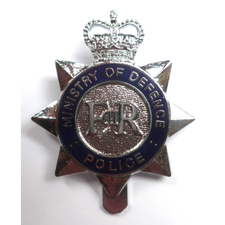 Ministry Of Defence Police Cap Badge - Queen's Crown - British Police Insignia
