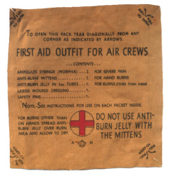 WWII First Aid Kit for Air Crew - Royal Air Force - British Military Insignia