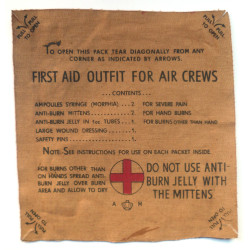 WWII First Aid Kit for Air Crew - Royal Air Force - British Military Insignia