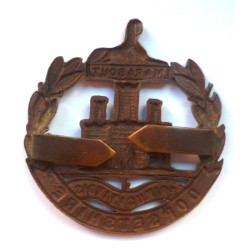 Dorsetshire Regiment Bronze Officers Cap Badge - British Military Insignia