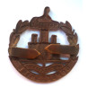 Dorsetshire Regiment Bronze Officers Cap Badge - British Military Insignia