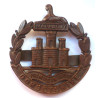 Dorsetshire Regiment Bronze Officers Cap Badge - British Military Insignia