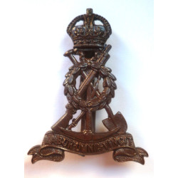 Labour Corps Bronze Officers Cap Badge