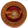 The Yorkshire Light Infantry Helmet Plate Centre - British Military Insignia