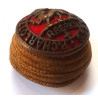 The Royal Berkshire Regiment Officer's Service Dress Cap Boss badge - British Military Insignia