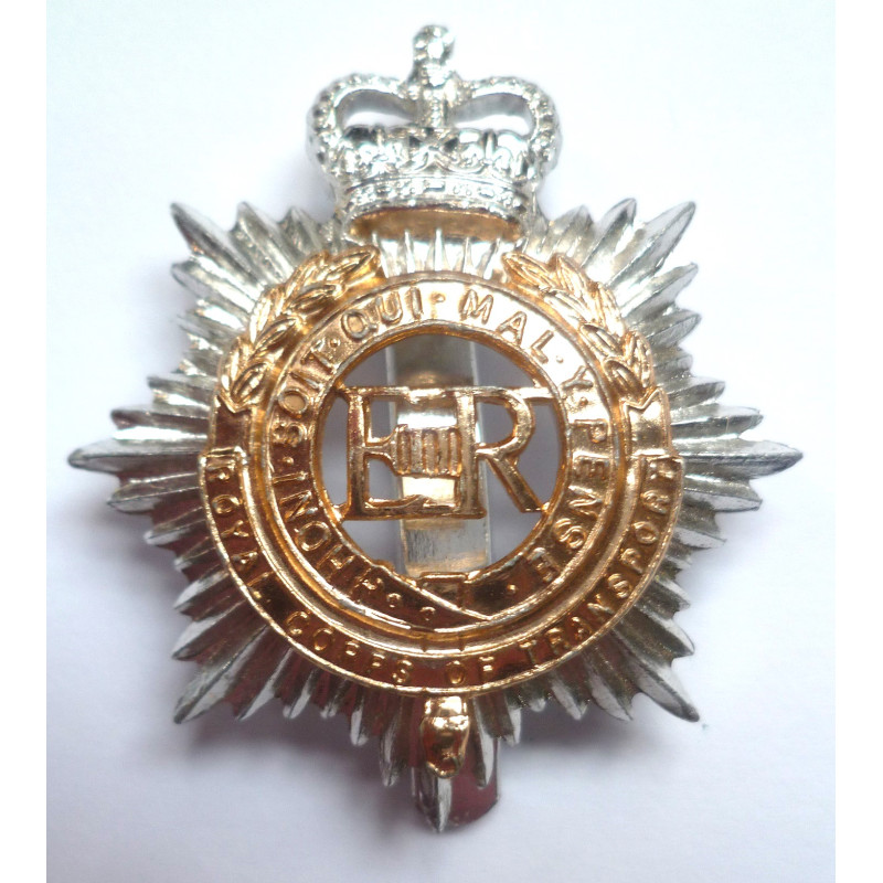 Royal Corps Of Transport Staybrite Cap Badge - British Military Insignia