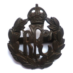 Royal Flying Corps Officers Bronze Cap Badge - British Military Insignia
