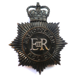Metropolitan Police Night Duty Helmet Plate/Badge