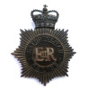 Metropolitan Police Night Duty Helmet Plate/Badge - Queen's Crown - British Police Insignia