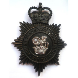 British Transport Commission Police Night Duty Helmet Plate/Badge - Queen's Crown
