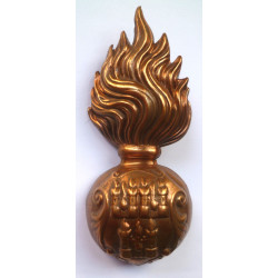 Royal Dublin Fusiliers Fur Cap Grenade/Badge - British Military Insignia