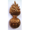 Royal Dublin Fusiliers Fur Cap Grenade/Badge - British Military Insignia