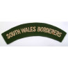 South Wales Borderers Cloth Shoulder Title - British Army Insignia