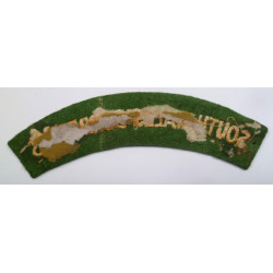 South Wales Borderers Cloth Shoulder Title - British Army Insignia